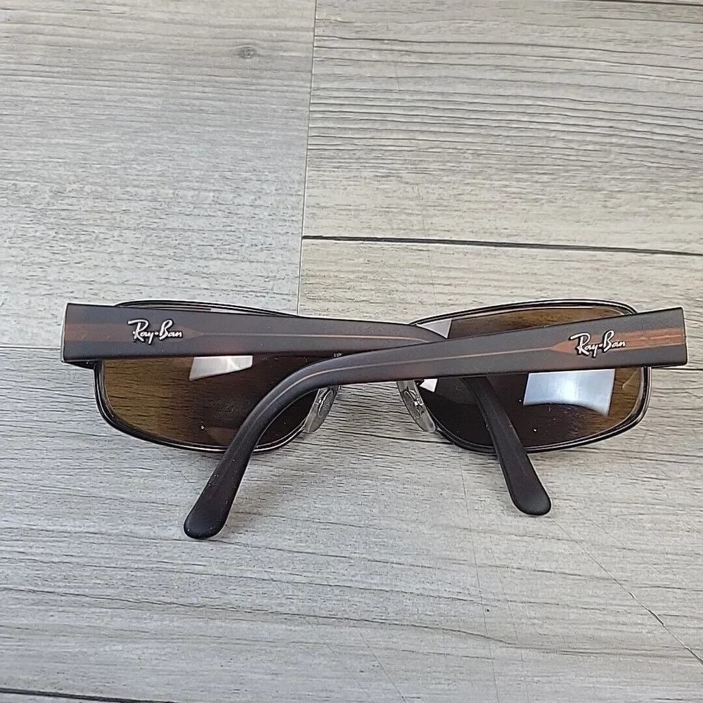 Ray Ban RB3189 012/3H Sunglasses Leather II 58-16 FRAMES‎ ONLY Italy Glasses